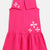 Peterpan Floral Sleeveless Dress for Girls (Fuchsia Pink)