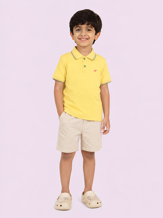 The Tennis Club Polo in Yellow