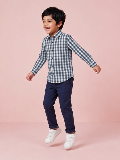 The Picnic Checks Shirt in Blue