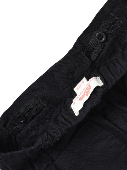 Wardrobe Essential Formal Trousers for Boys in Black