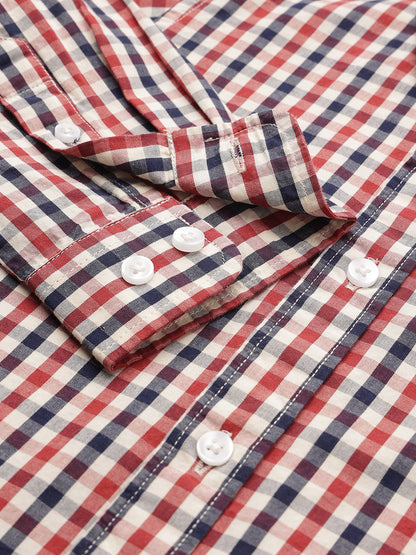 The Picnic Checks Shirt in Red and Navy Blue