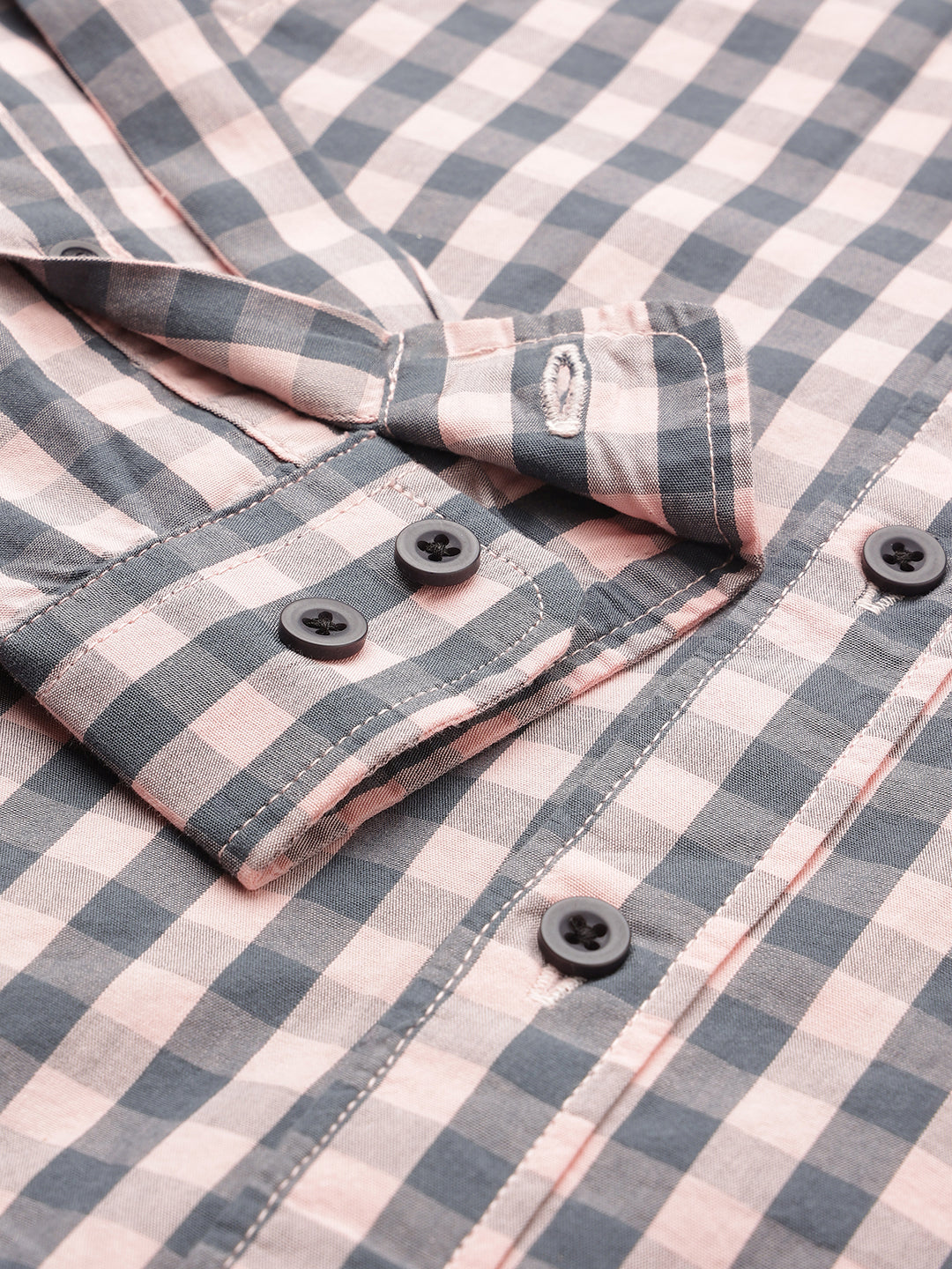 The Picnic Checks Shirt in Pink and Navy Blue