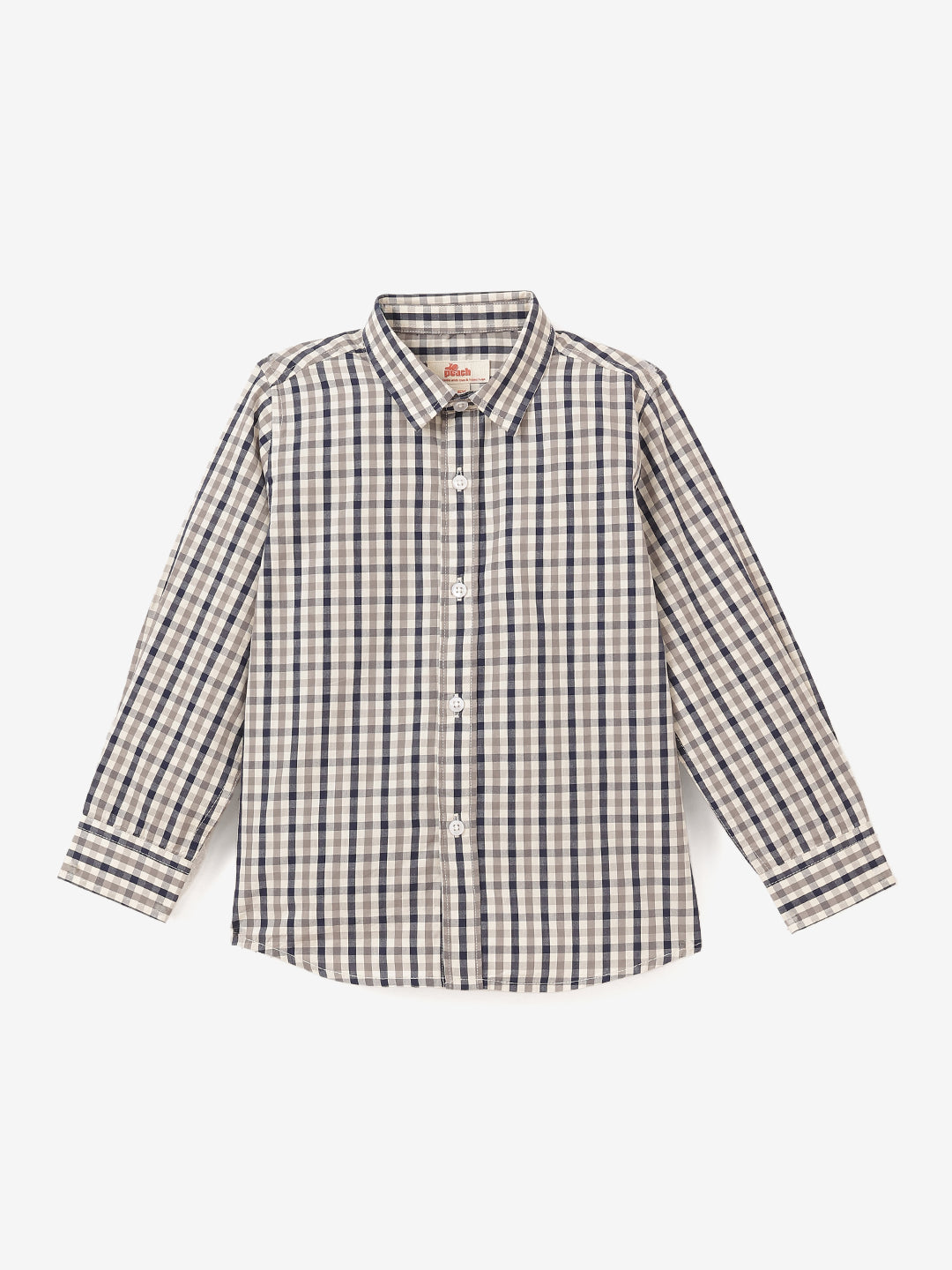The Picnic Checks Shirt in Navy Blue and Grey