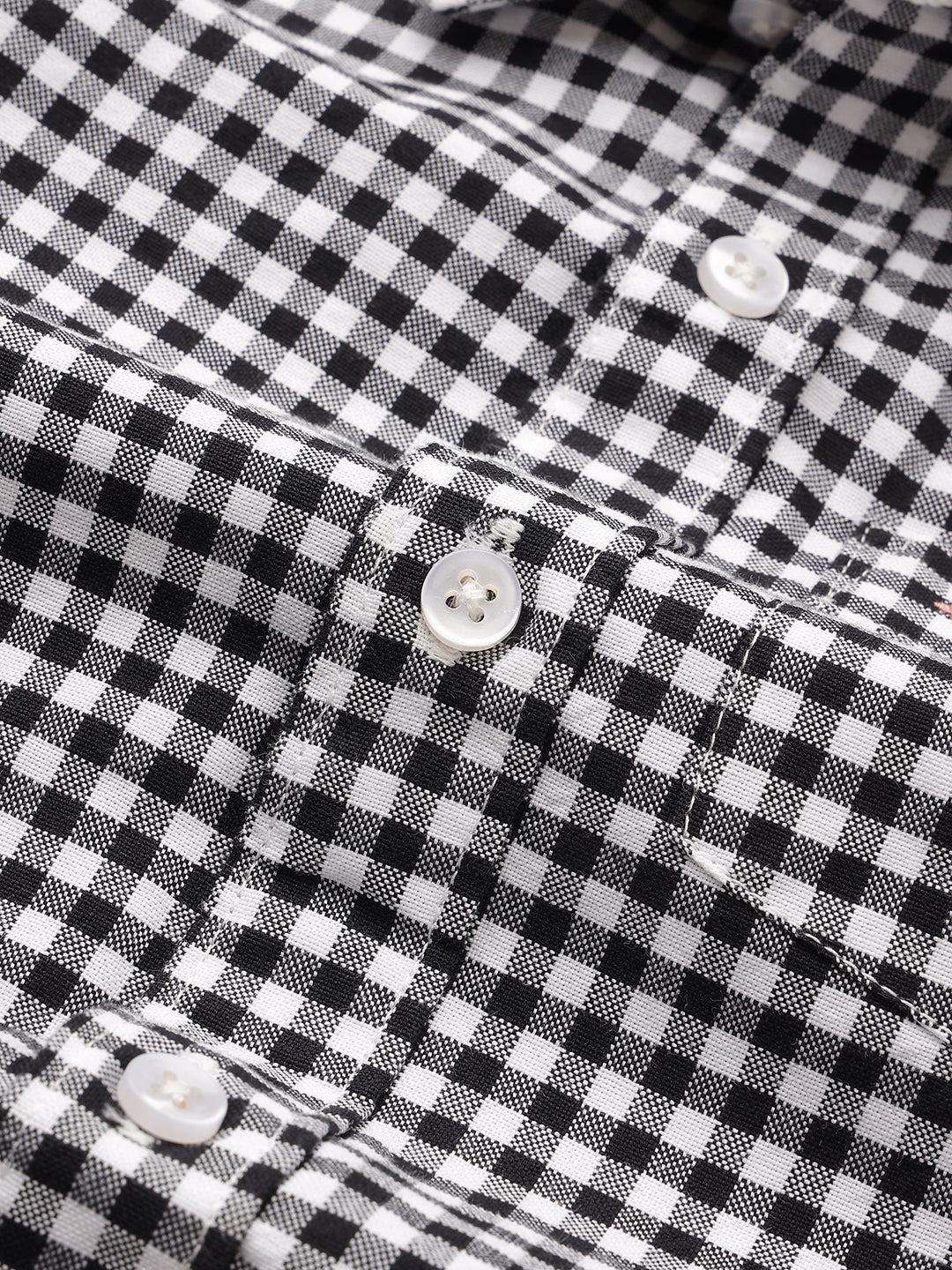 The Little Checkmate Shirt in Black