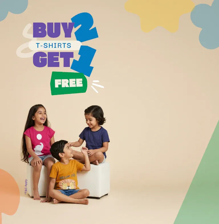 Mobile banner - buy 2 get 1 free kidswear offer