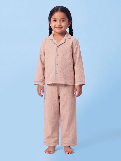 Good Night Peach Nightsuit (Pink)