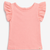 Bloom Frill Sleeve Stretch Top for Girls (Pink)