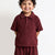 Fun in the Sun Oversized Coord Set for Boys (Maroon)