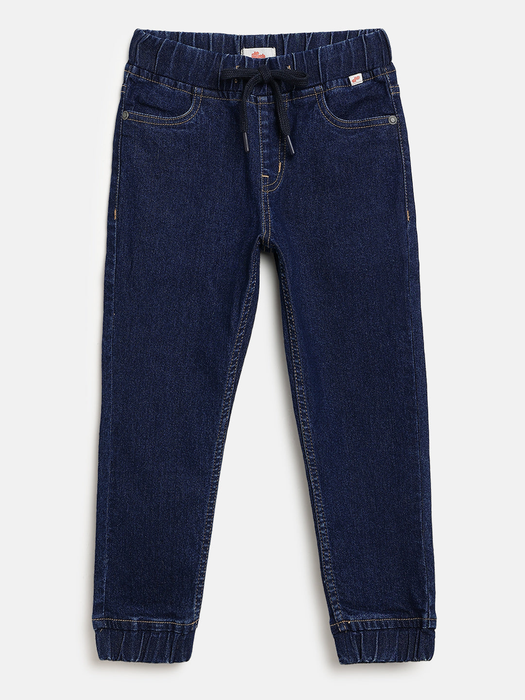 Indigo Cotton Comfortable and Stretchable Jogger Jeans  for Boys