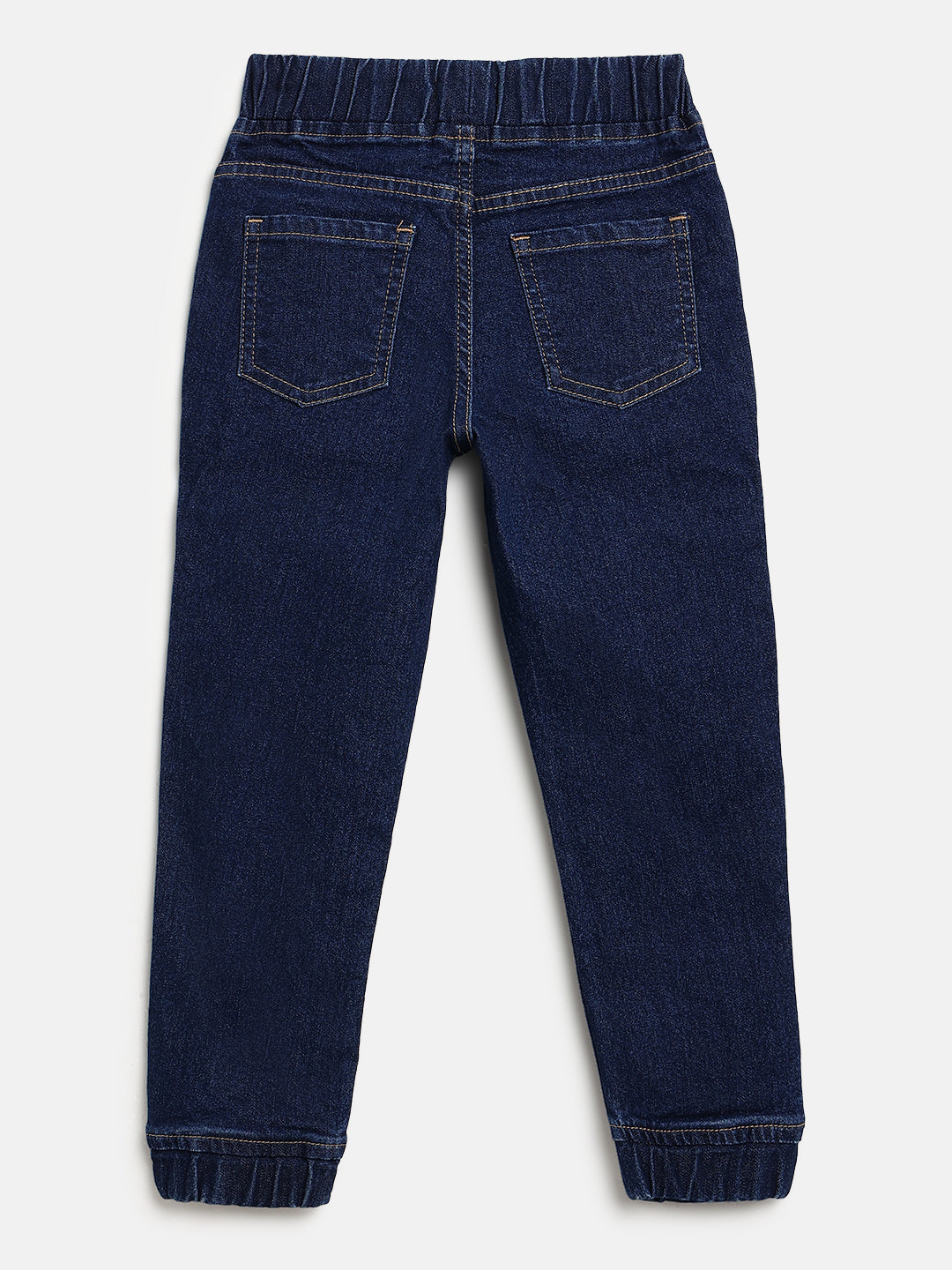 Indigo Cotton Comfortable and Stretchable Jogger Jeans  for Boys