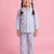 Good Night Peach Nightsuit (Blue and Pink)