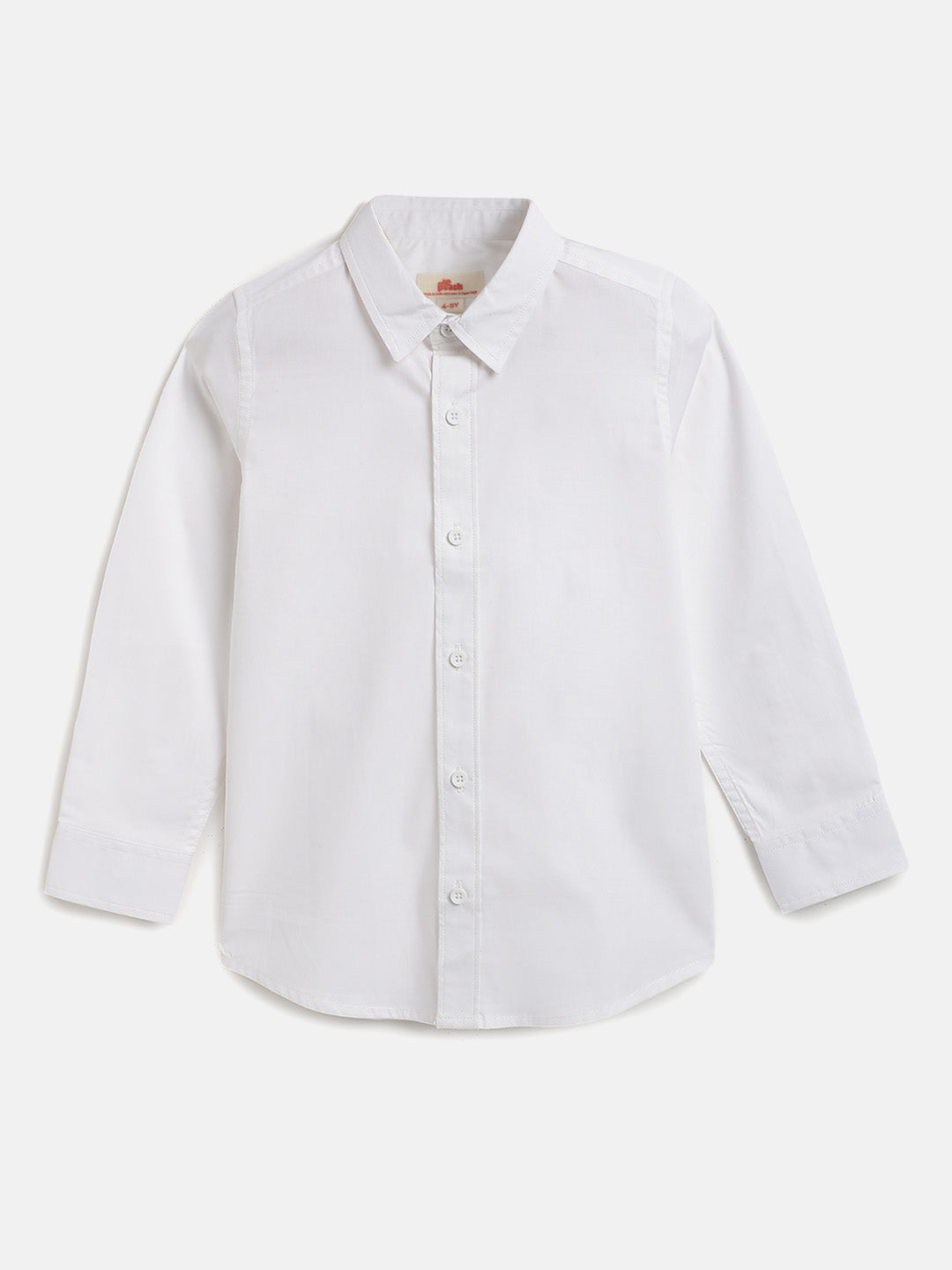 White 100% Cotton Full Sleeve Premium Formal Shirt