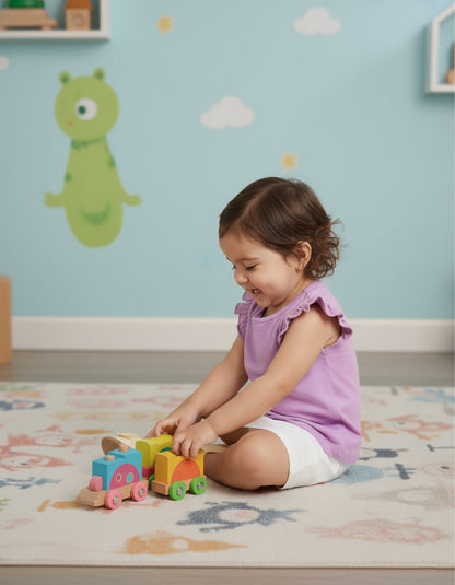 Lavender 100% Cotton Regular Fit Short Frill Sleeves T-shirt