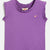 Dainty Frill T-shirt in Purple for Girls