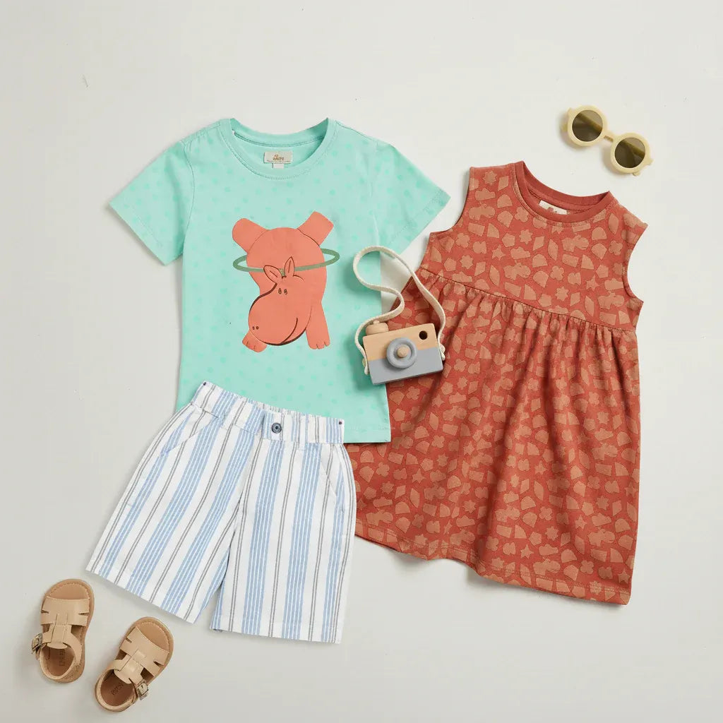 Peach basics collection - everyday kids clothing essentials