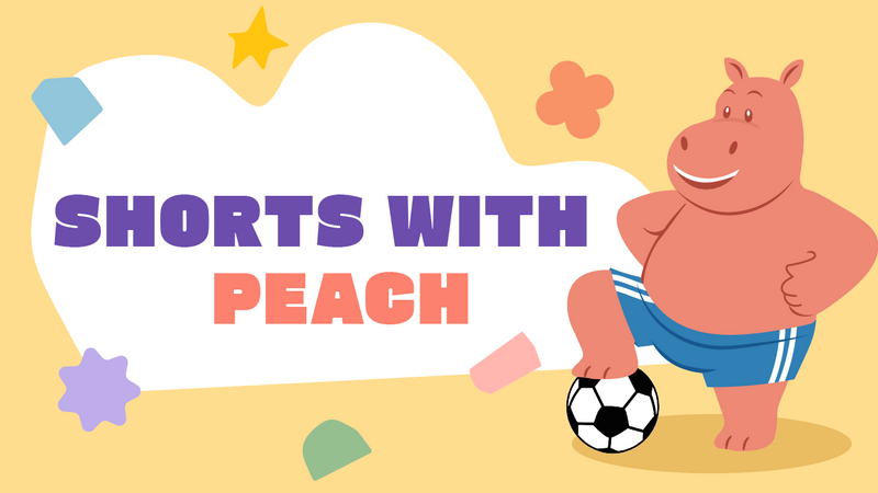 Sjhorts On Peach